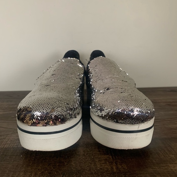 Stella McCartney Binx Sequin Platform Shoes Multicolor Womens 39 US 9 Sneakers - Picture 9 of 12